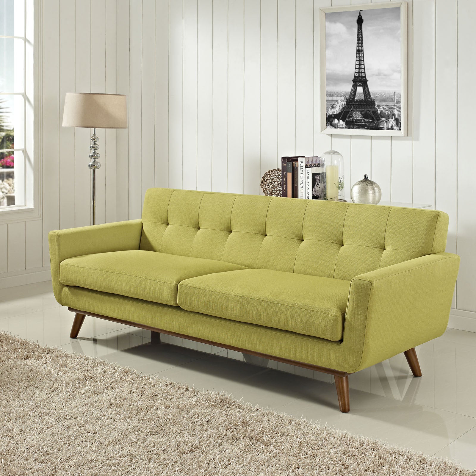 Emory Upholstered Sofa Wheatgrass