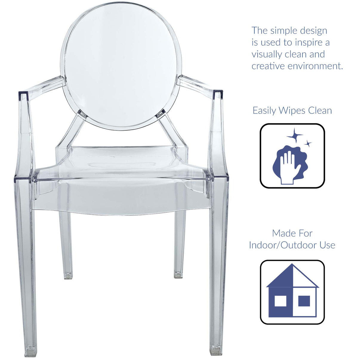 Caspian Armchair Clear