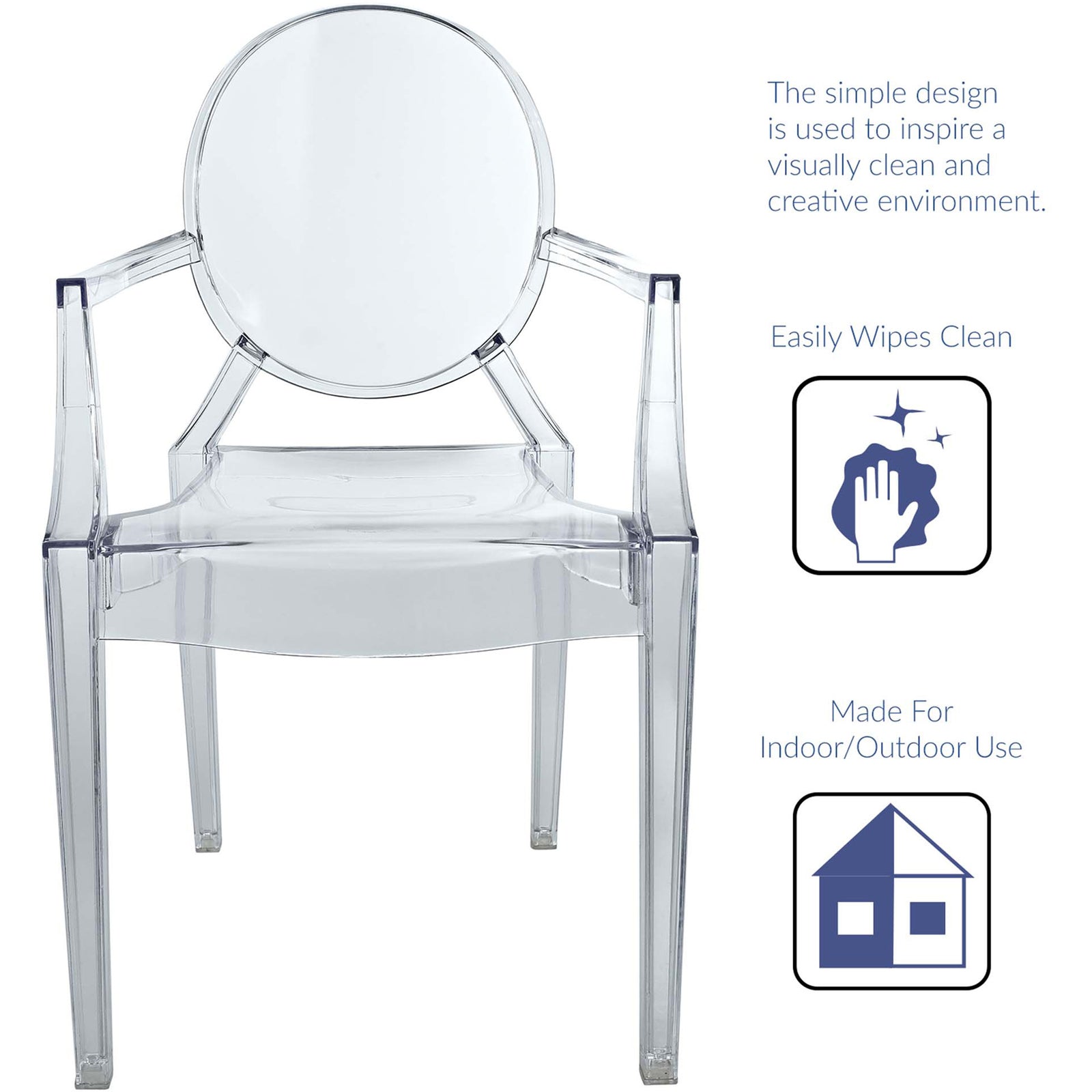 Caspian Armchair Clear