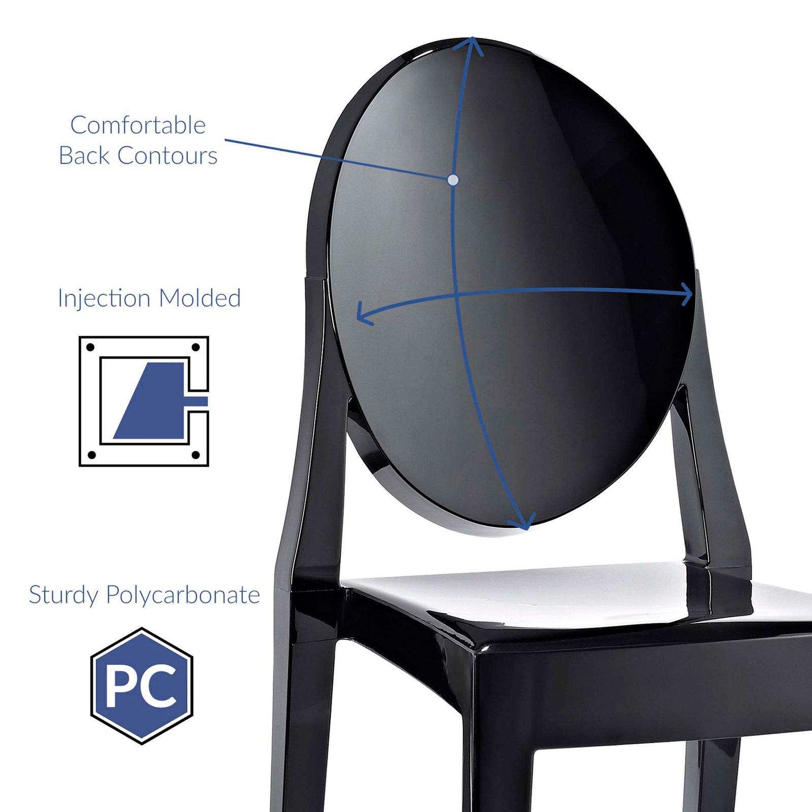 Caspian Chair Black