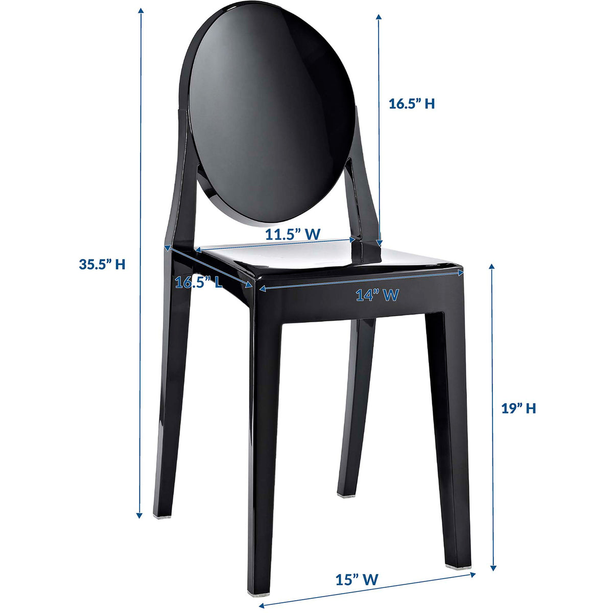 Caspian Chair Black