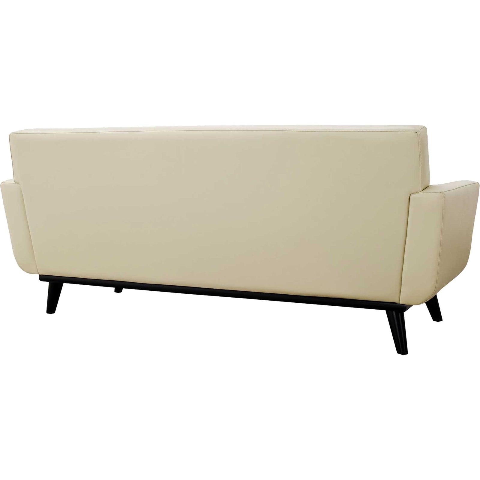 Emory Leather Loveseat Beige