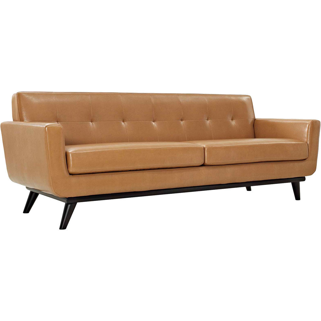 Emory Leather Sofa Tan