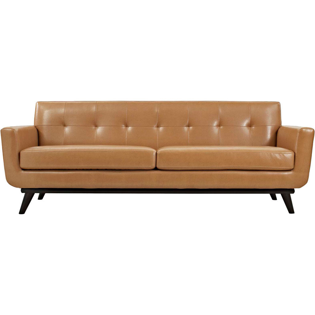Emory Leather Sofa Tan
