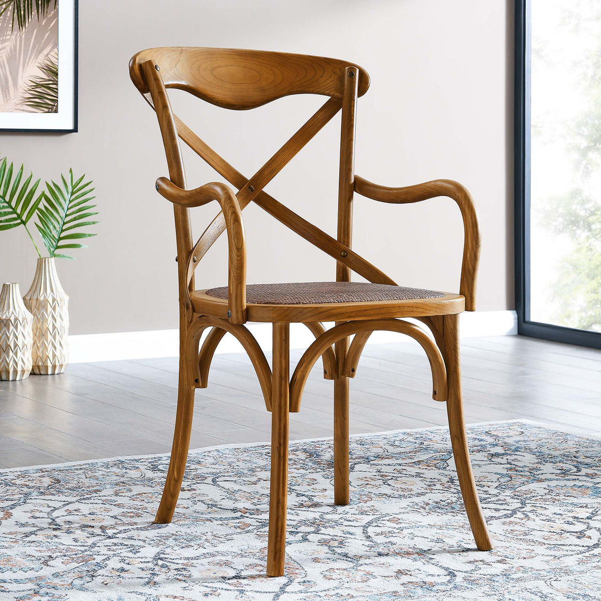 Gentry Dining Armchair Walnut