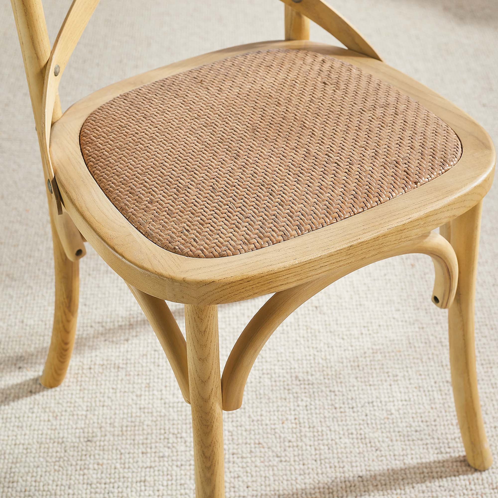 Gentry Dining Side Chair Natural - Froy.com