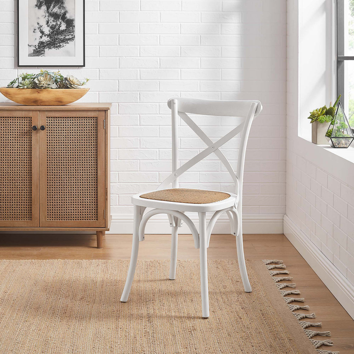 Gentry Dining Side Chair White