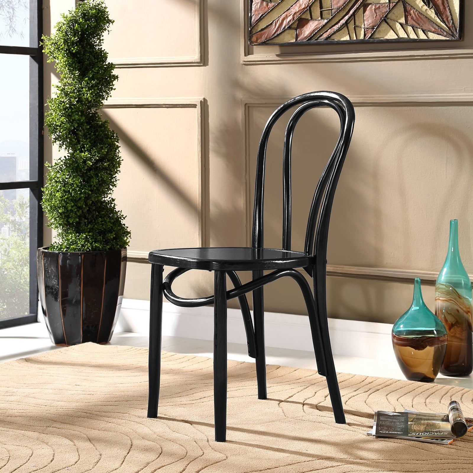 Eonora Dining Side Chair Black