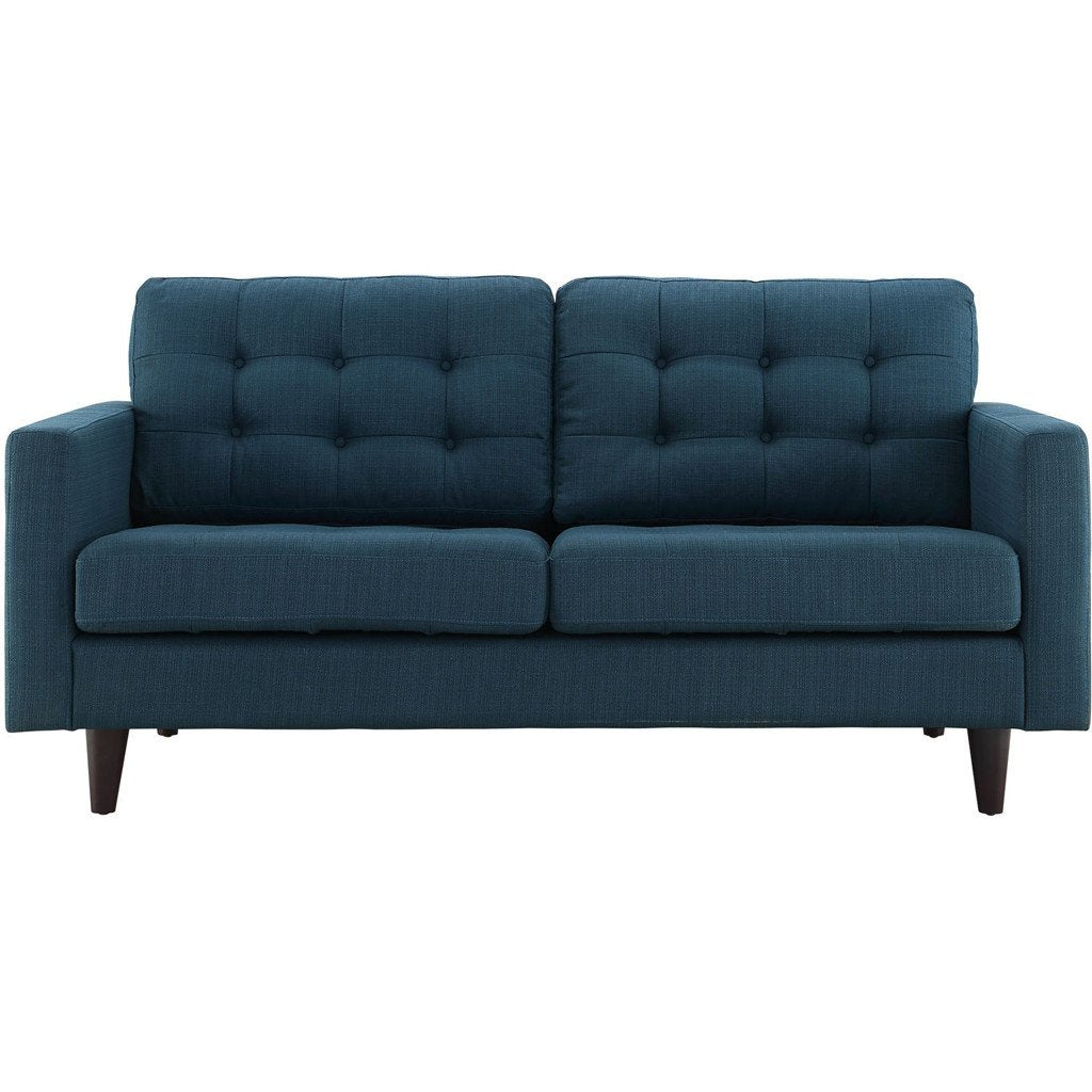 Era Upholstered Loveseat Azure