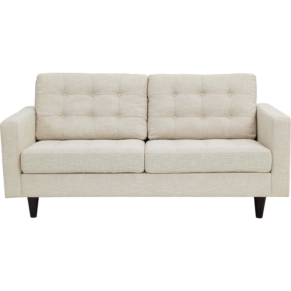 Era Upholstered Loveseat Beige