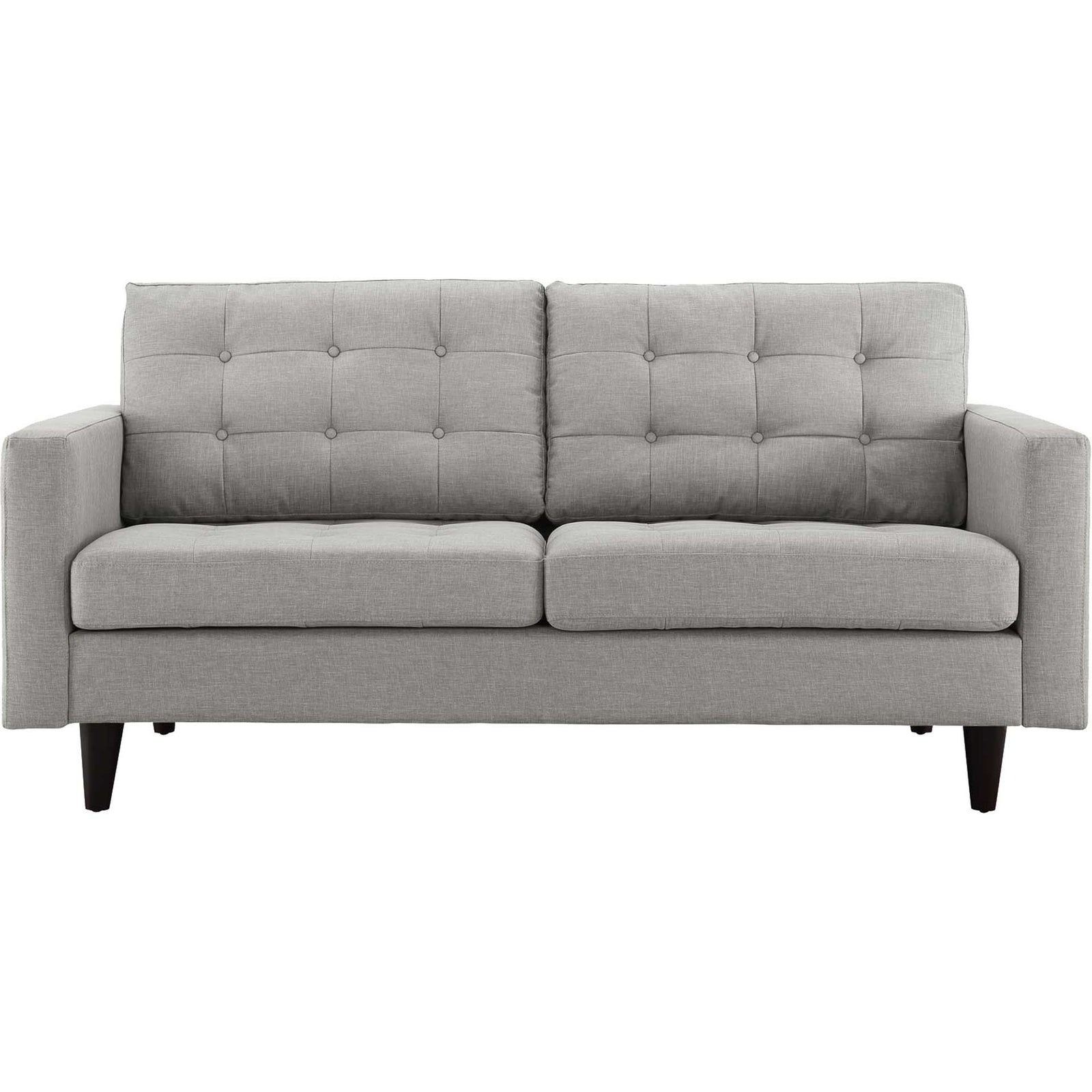 Era Upholstered Loveseat Light Gray