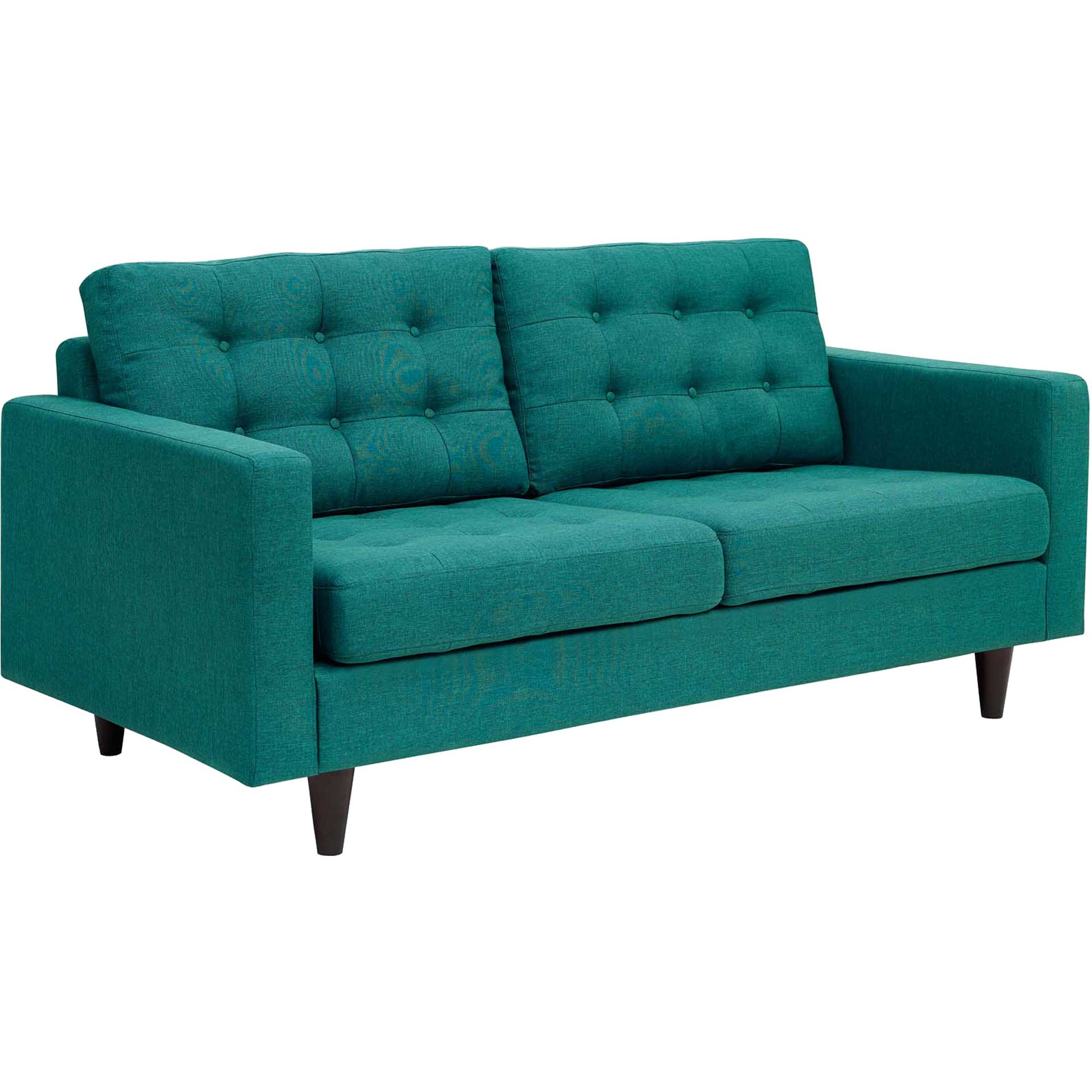 Era Upholstered Loveseat Teal