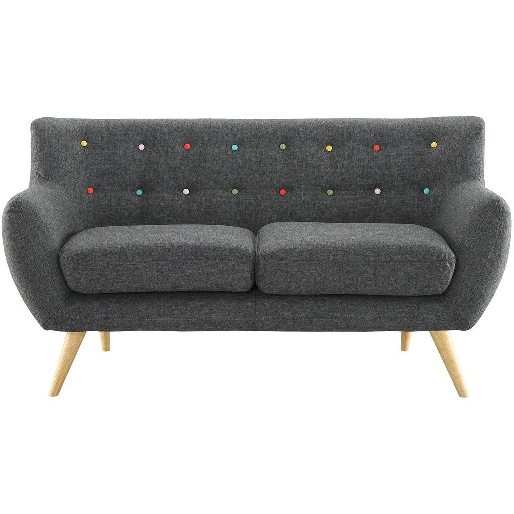 Reverence Loveseat Gray