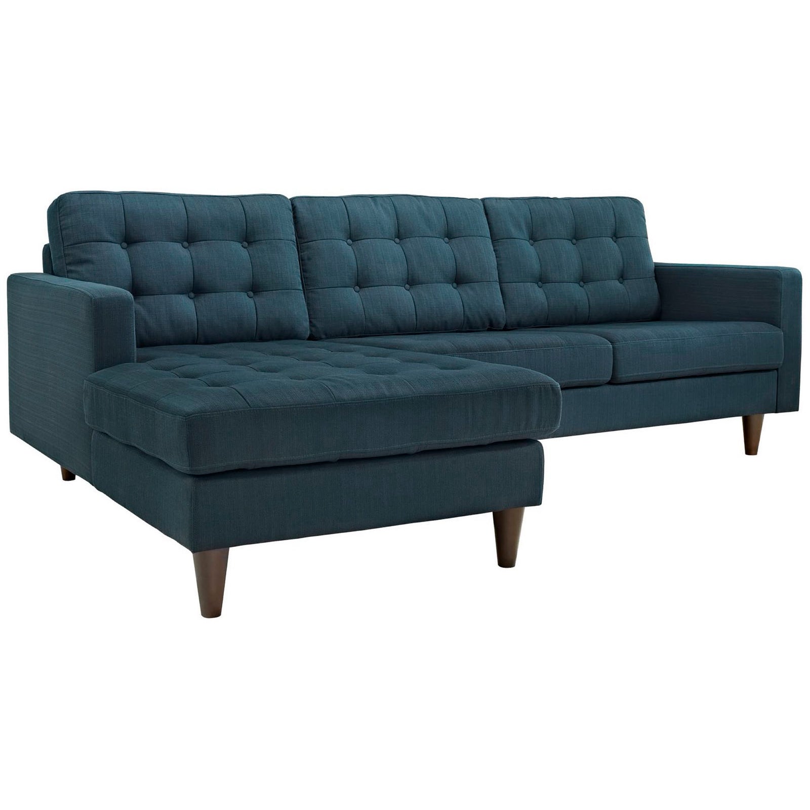 Emporia Upholstered Sectional Sofa Azure