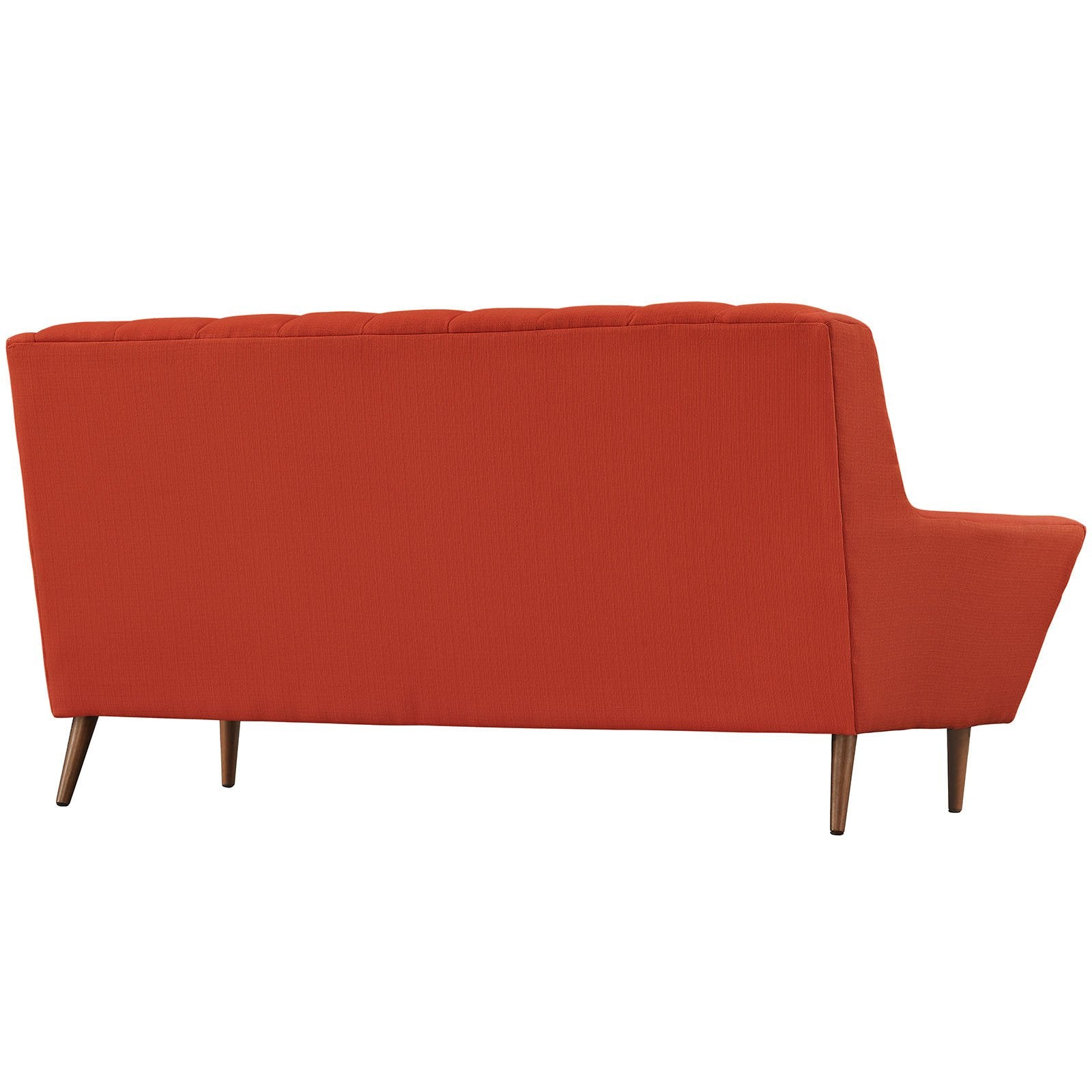 Reborn Fabric Loveseat Atomic Red