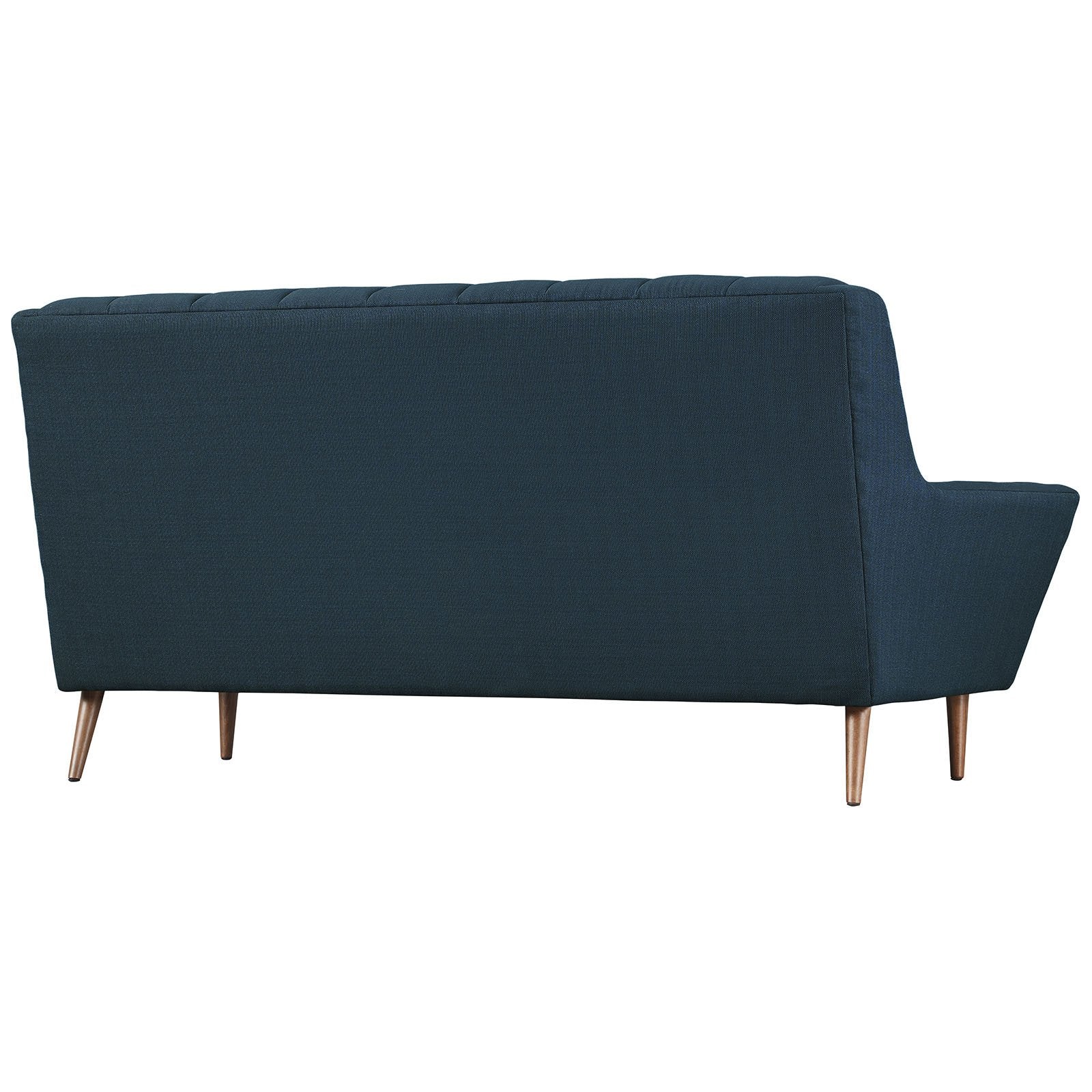 Reborn Fabric Loveseat Azure
