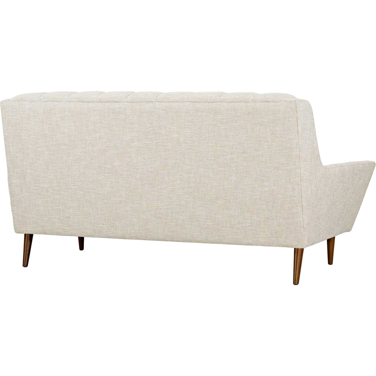 Reborn Fabric Loveseat Beige