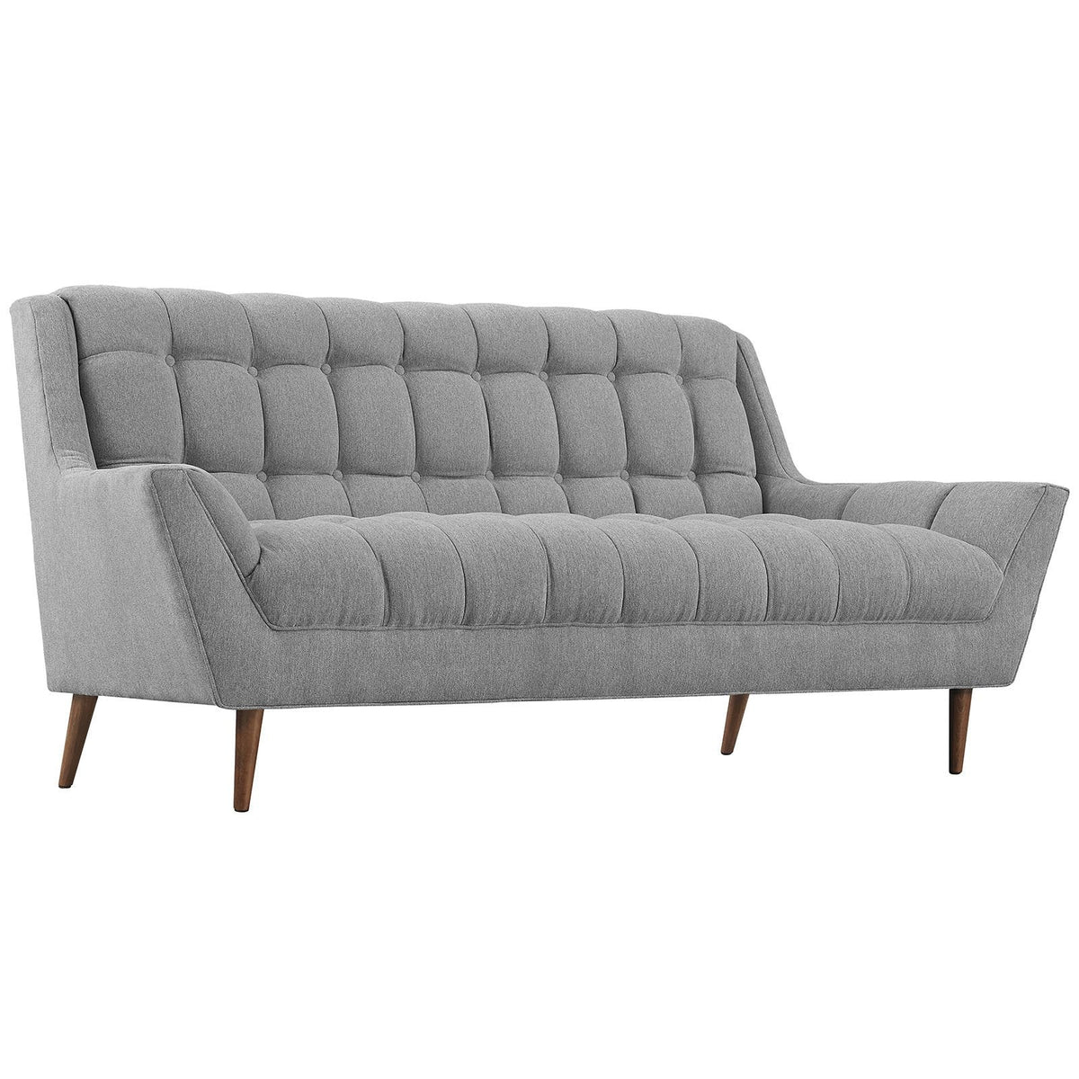 Reborn Fabric Loveseat Expectation Gray