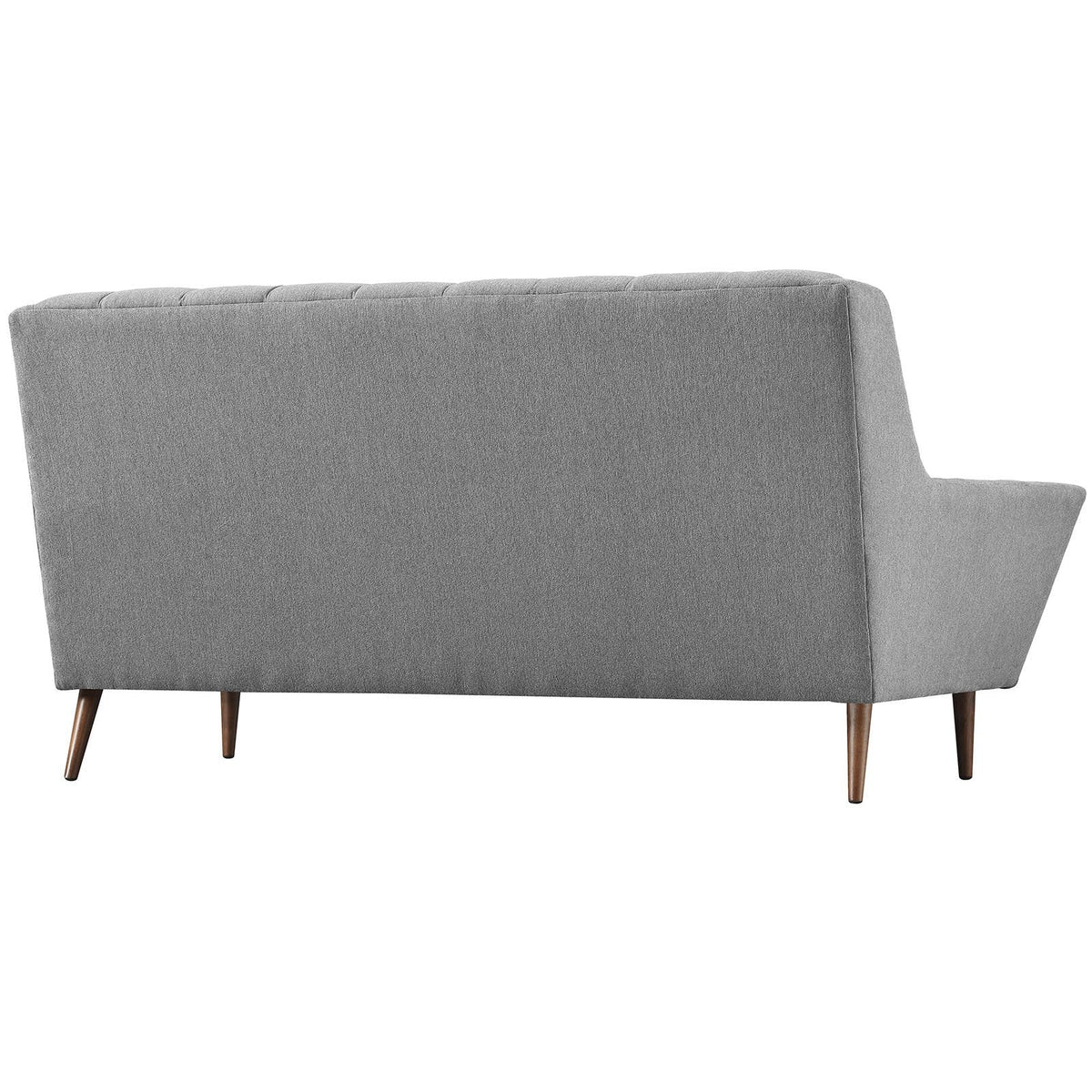 Reborn Fabric Loveseat Expectation Gray