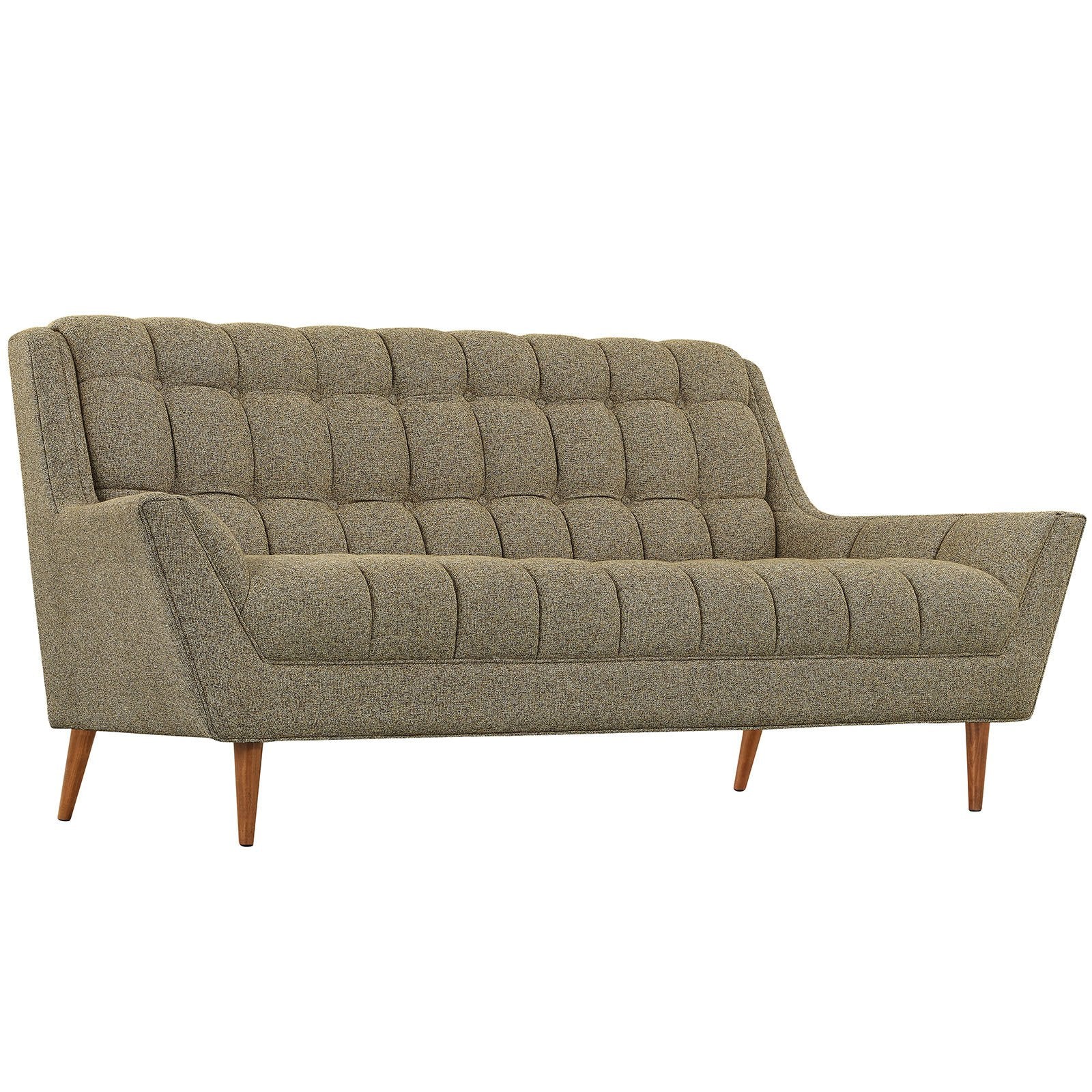 Reborn Fabric Loveseat Oatmeal