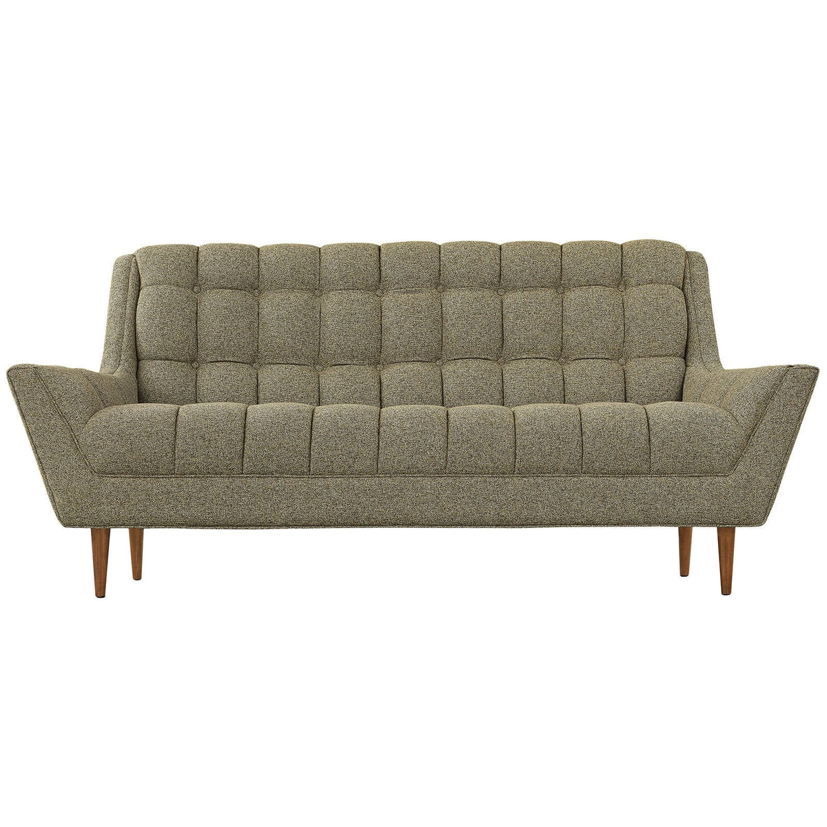 Reborn Fabric Loveseat Oatmeal