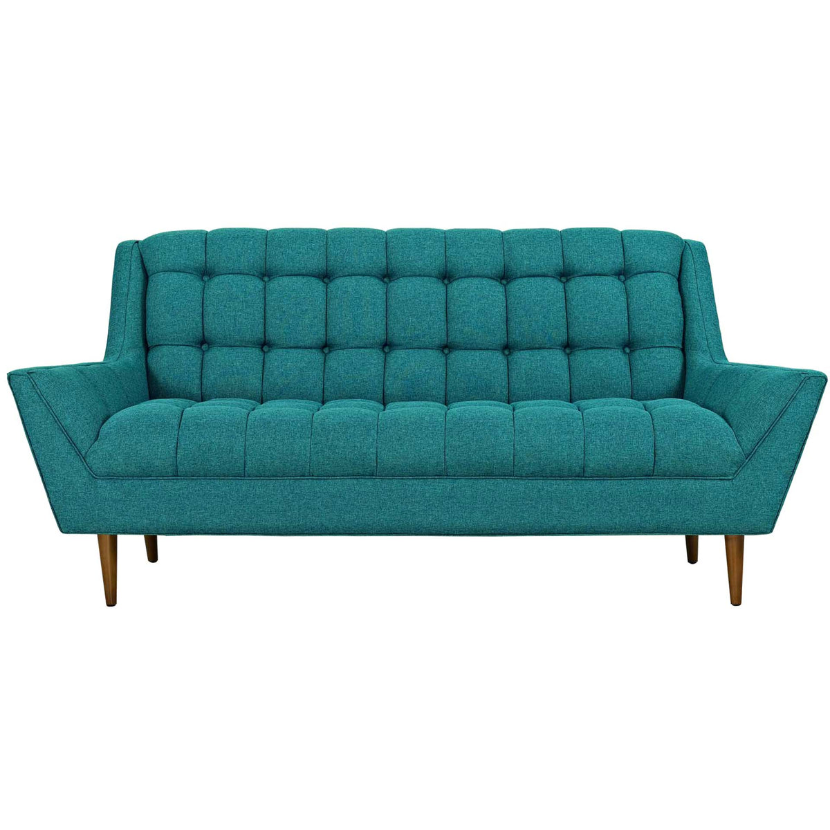 Reborn Fabric Loveseat Teal