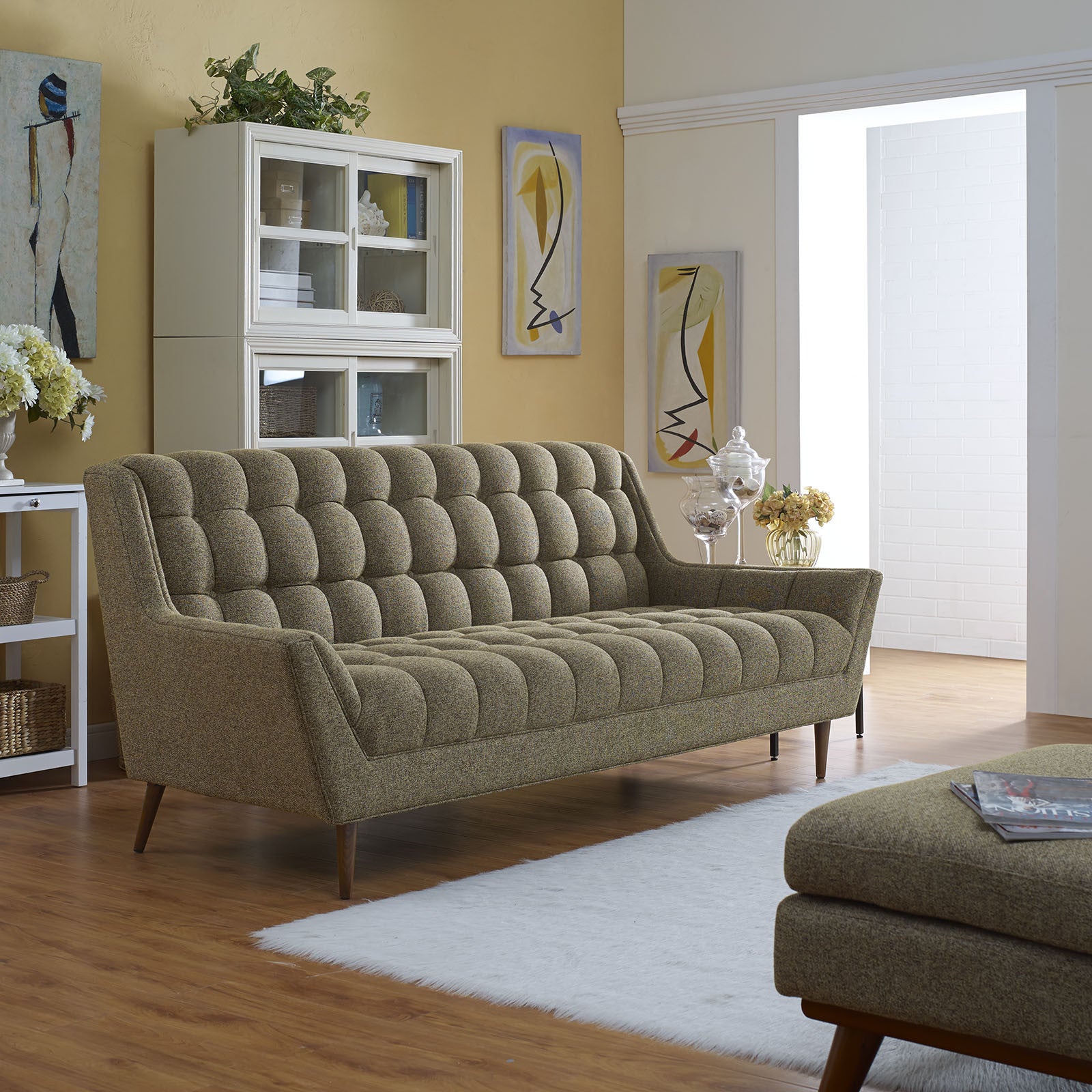 Reborn Fabric Sofa Oatmeal