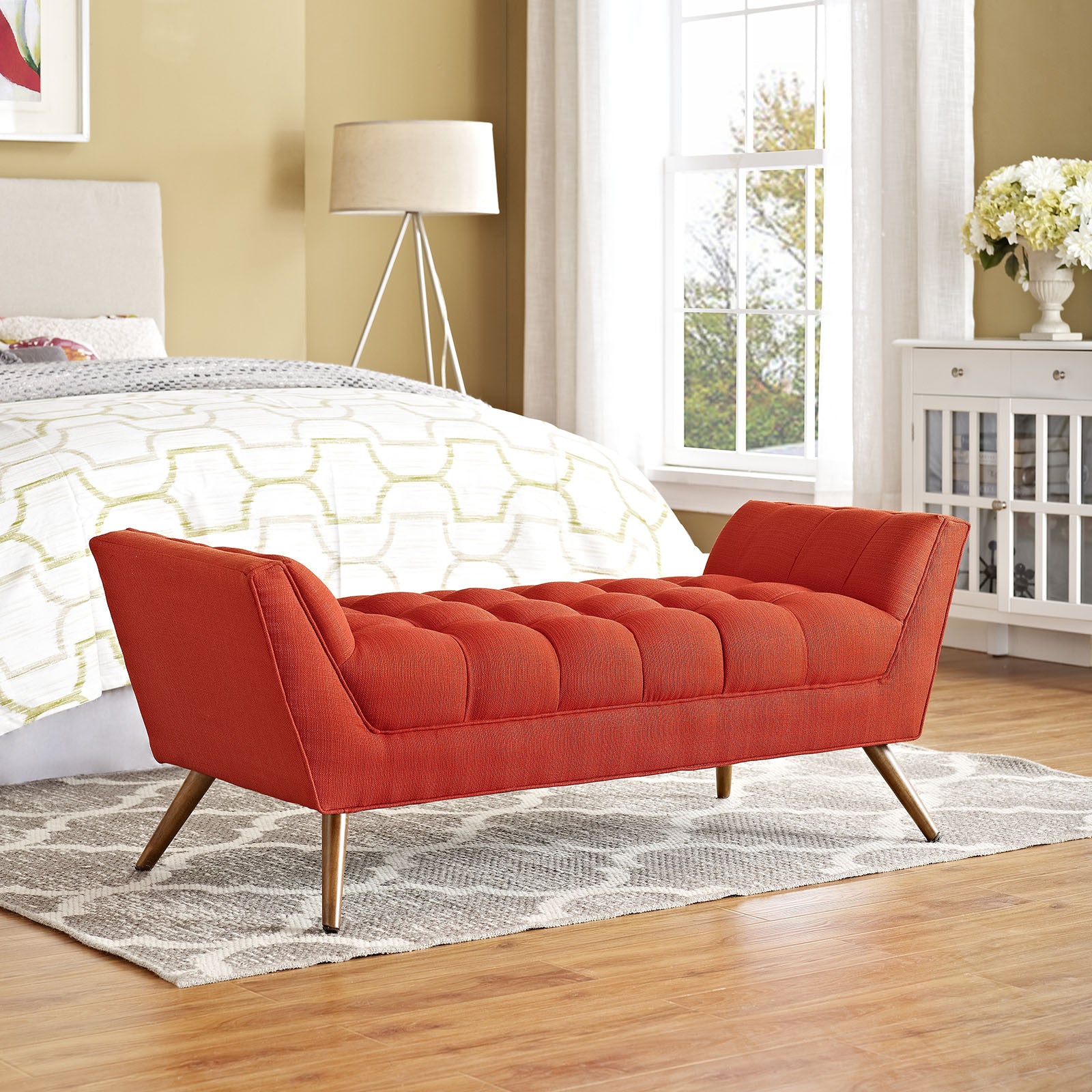 Reborn Fabric Bench Atomic Red