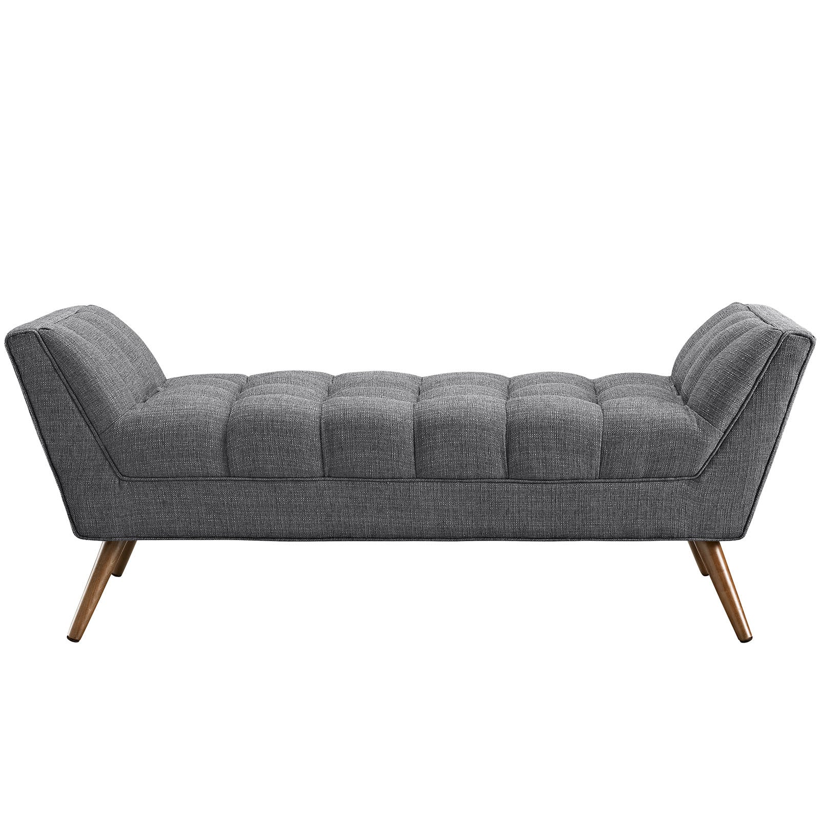 Reborn Fabric Bench Gray