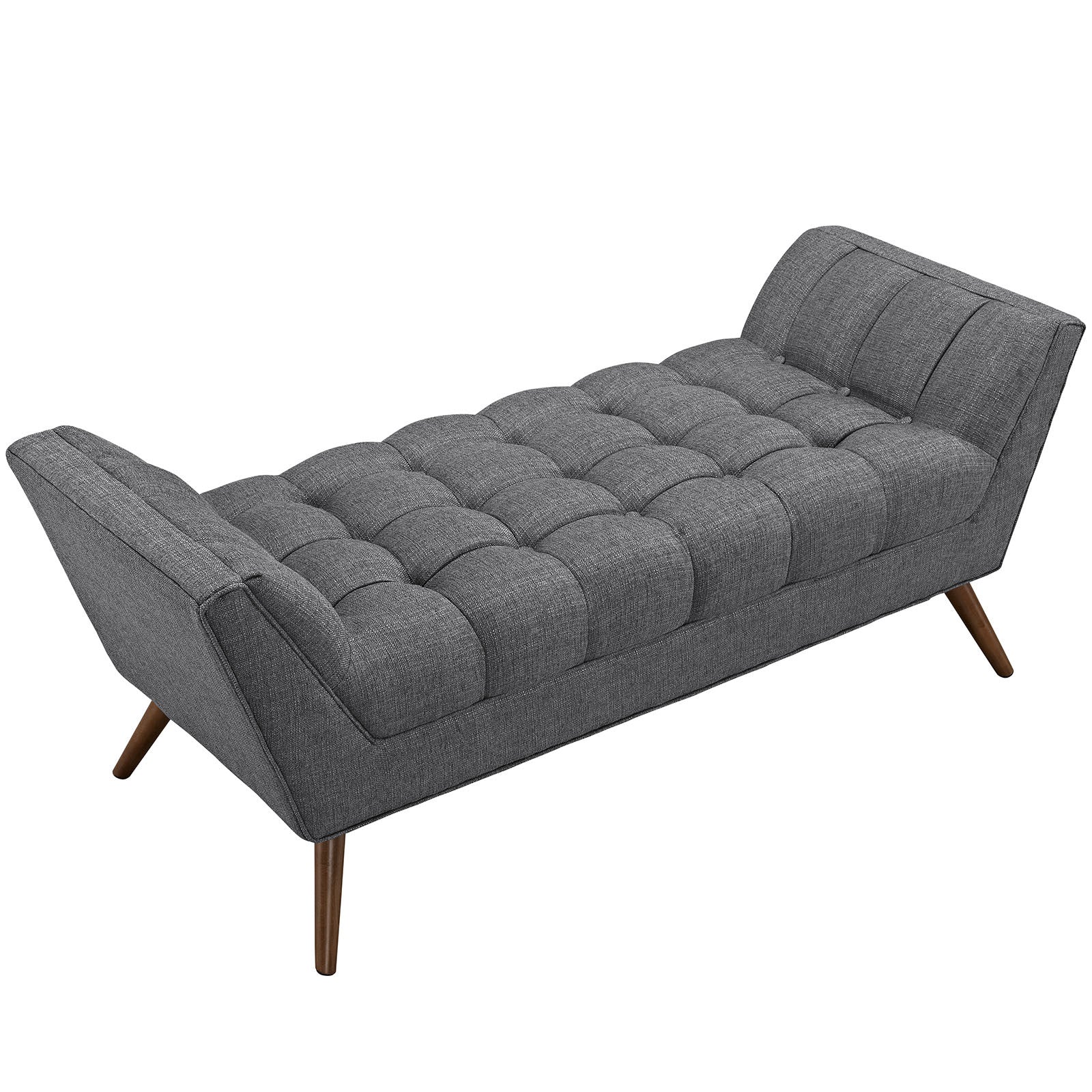 Reborn Fabric Bench Gray