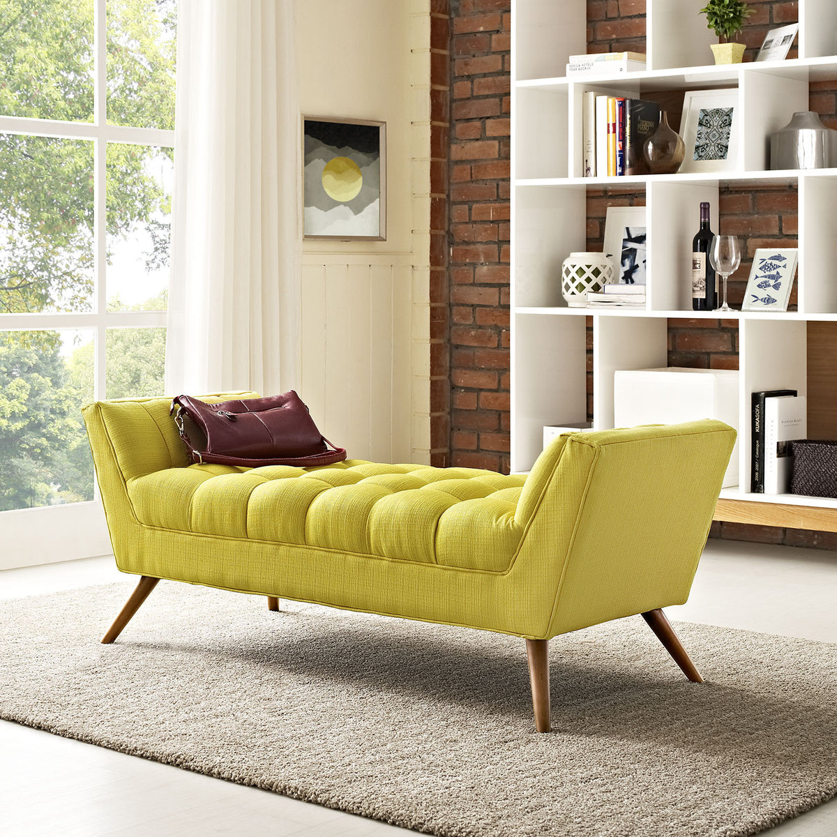 Reborn Fabric Bench Sunny