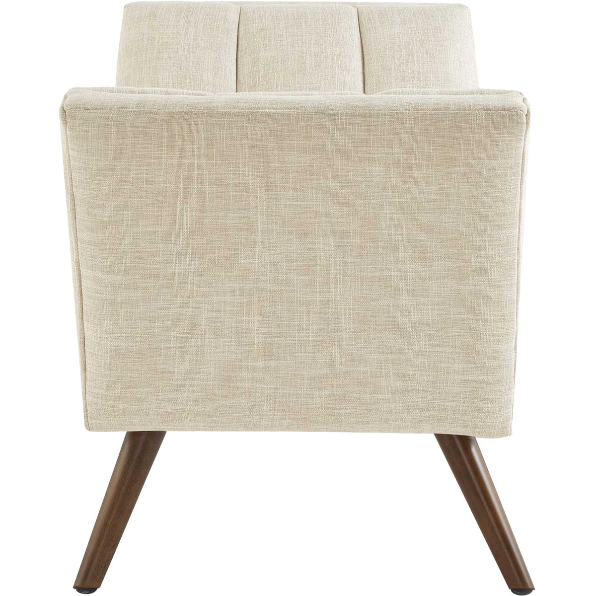 Reborn Fabric Short Ottoman Beige