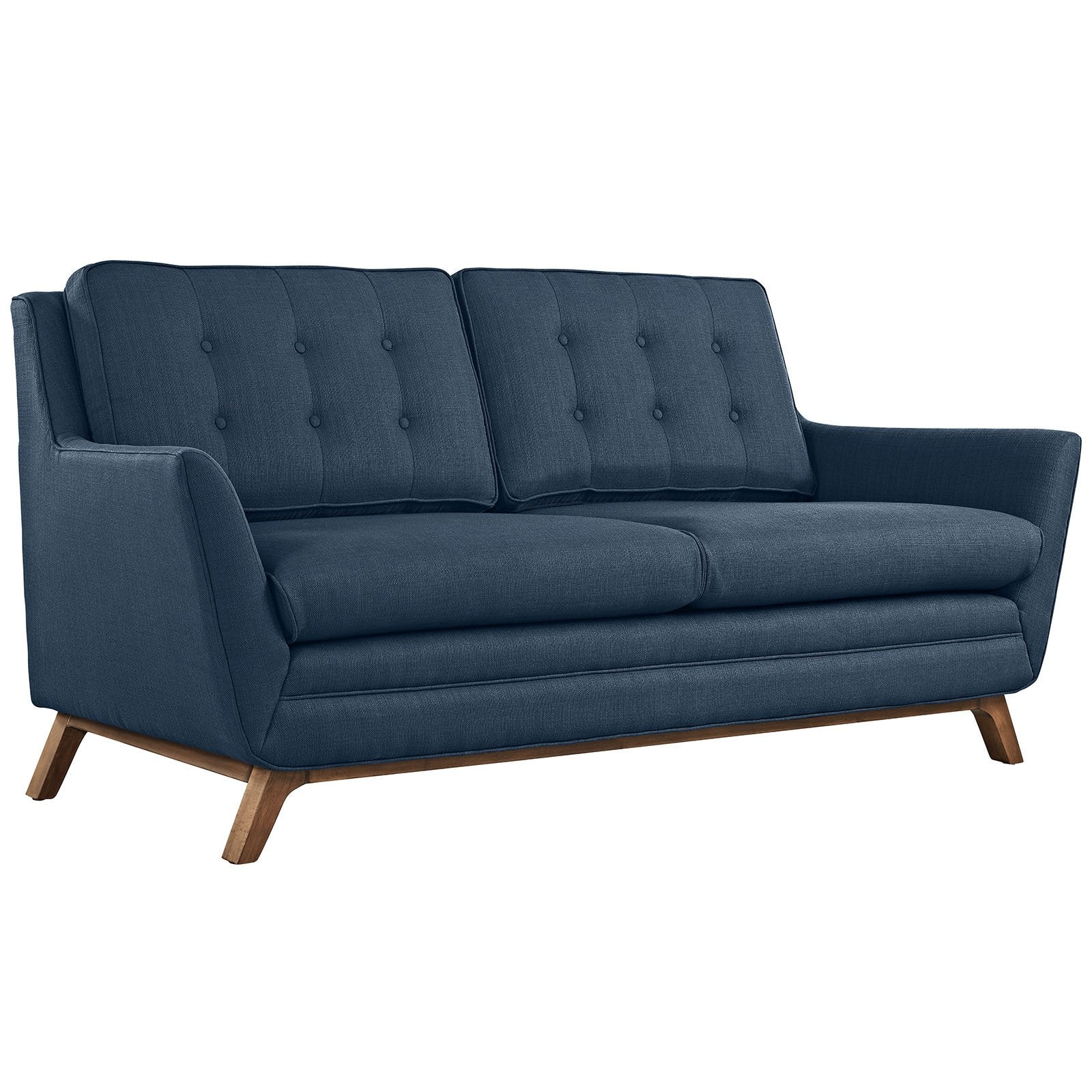 Beowulf Fabric Loveseat Azure