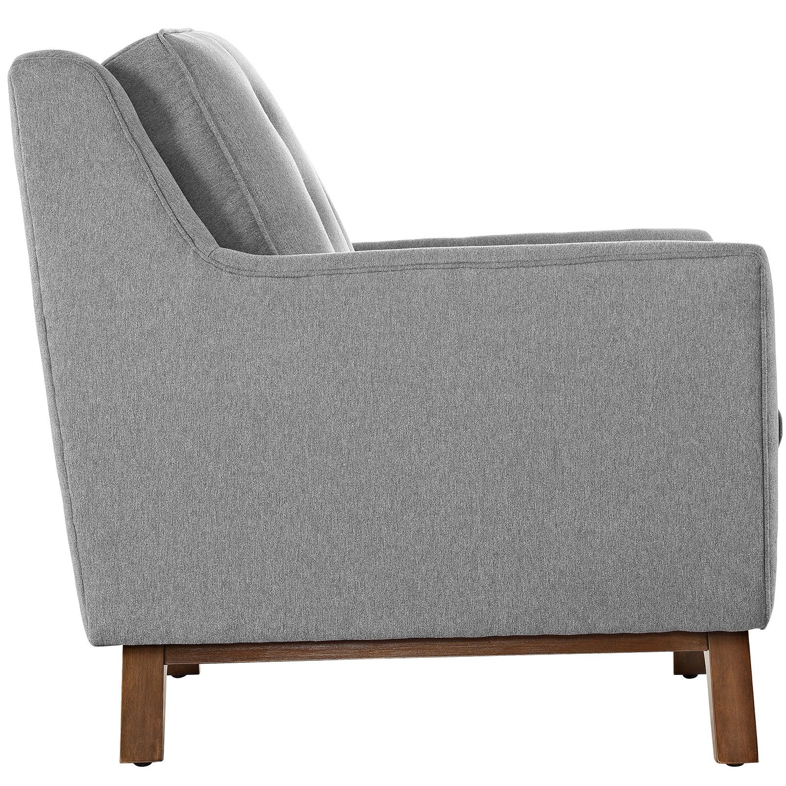 Beowulf Fabric Loveseat Expectation Gray