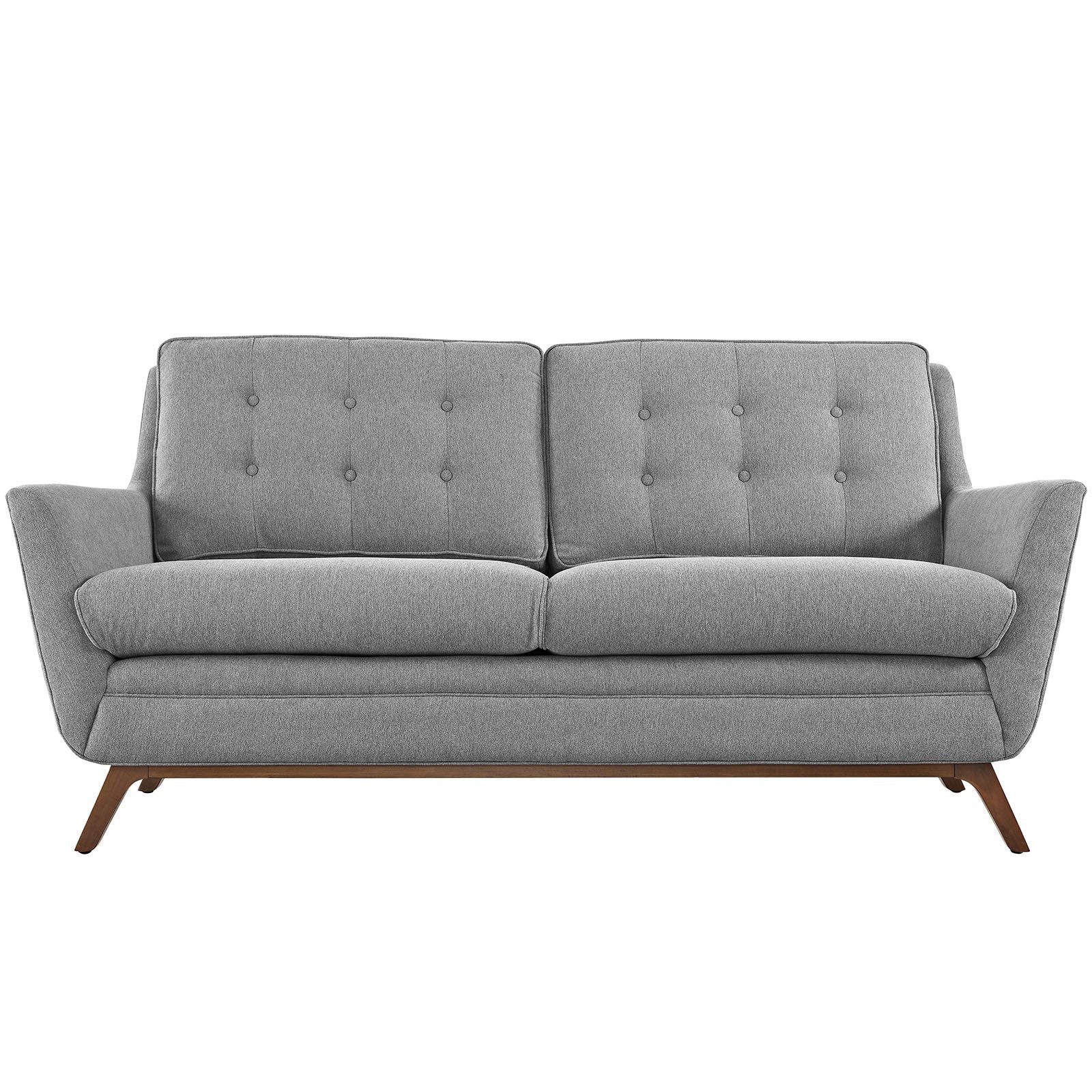 Beowulf Fabric Loveseat Expectation Gray