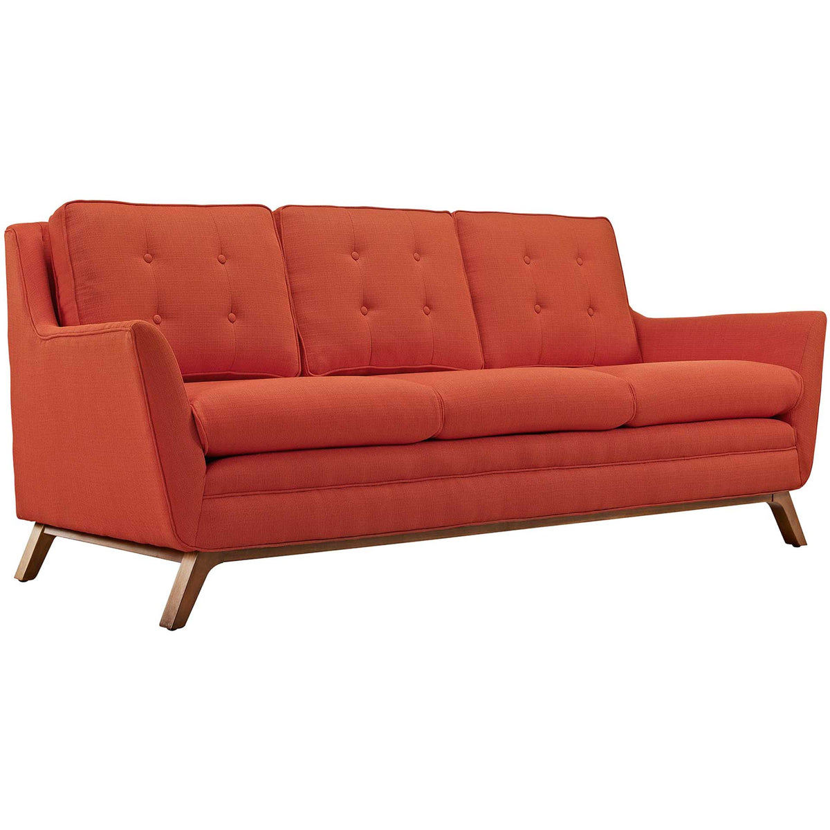 Beowulf Fabric Sofa Atomic Red