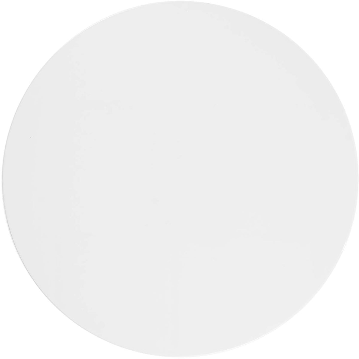 Glossy 28-inch round tabletop with smooth beveled edge for a clean, contemporary finish || EEI-1825-WHI || top_studio