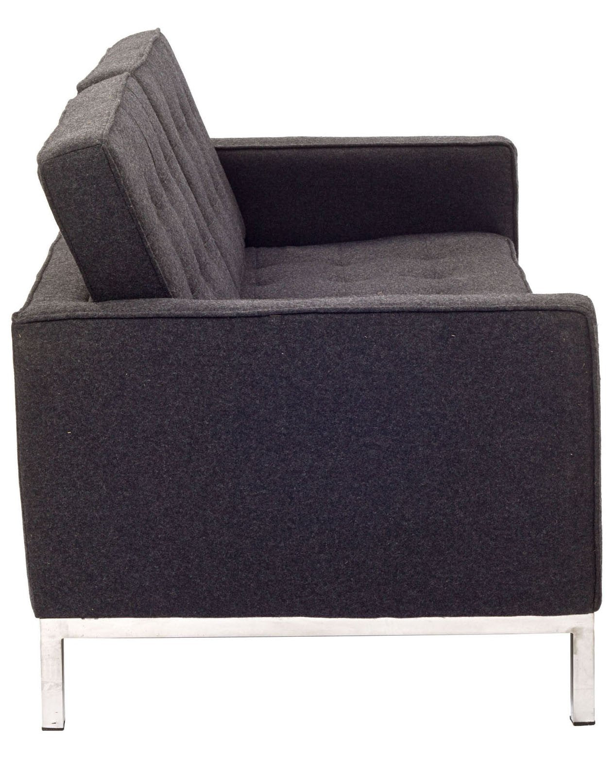 Lyte Wool Loveseat Dark Gray