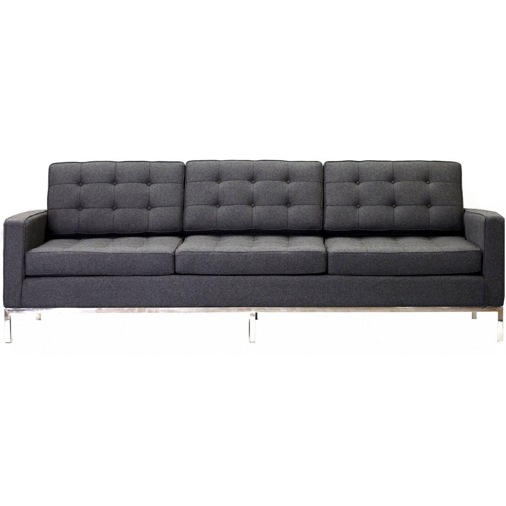 Lyte Wool Sofa Dark Gray