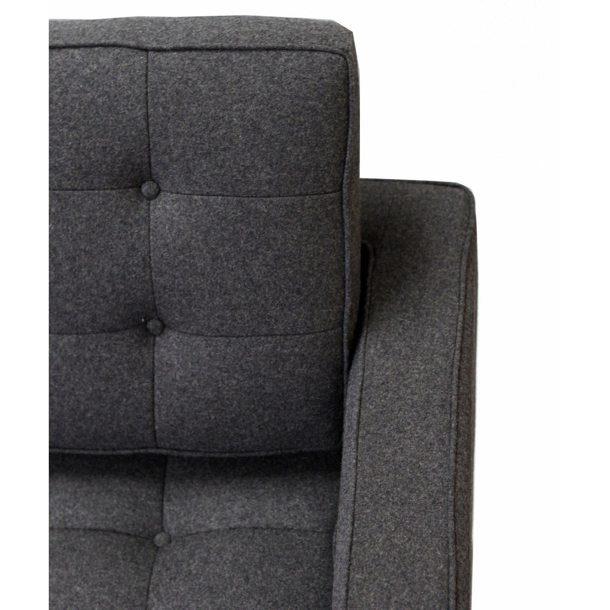 Lyte Wool Sofa Dark Gray