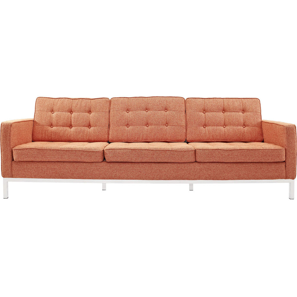 Lyte Wool Sofa Orange Tweed