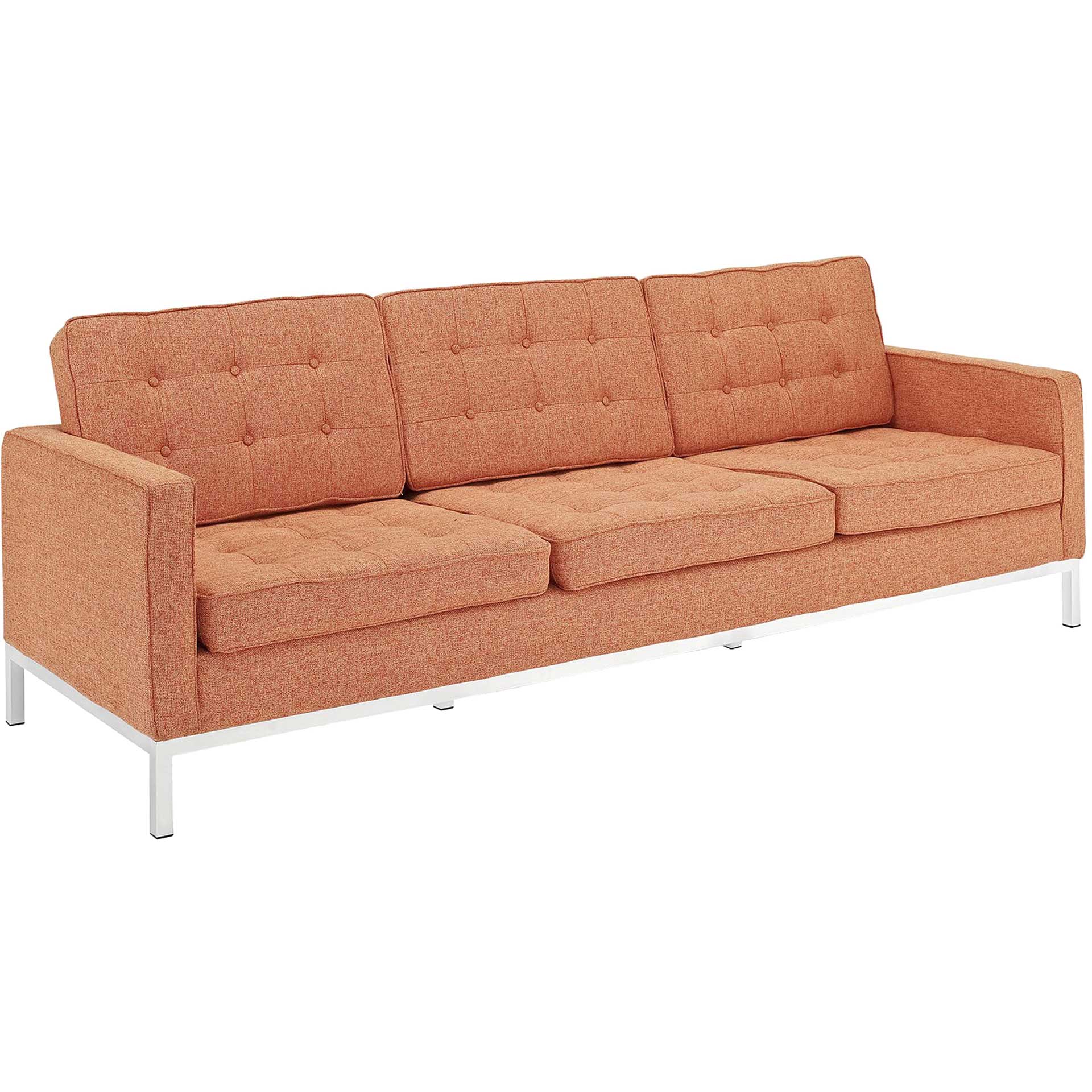 Lyte Wool Sofa Orange Tweed