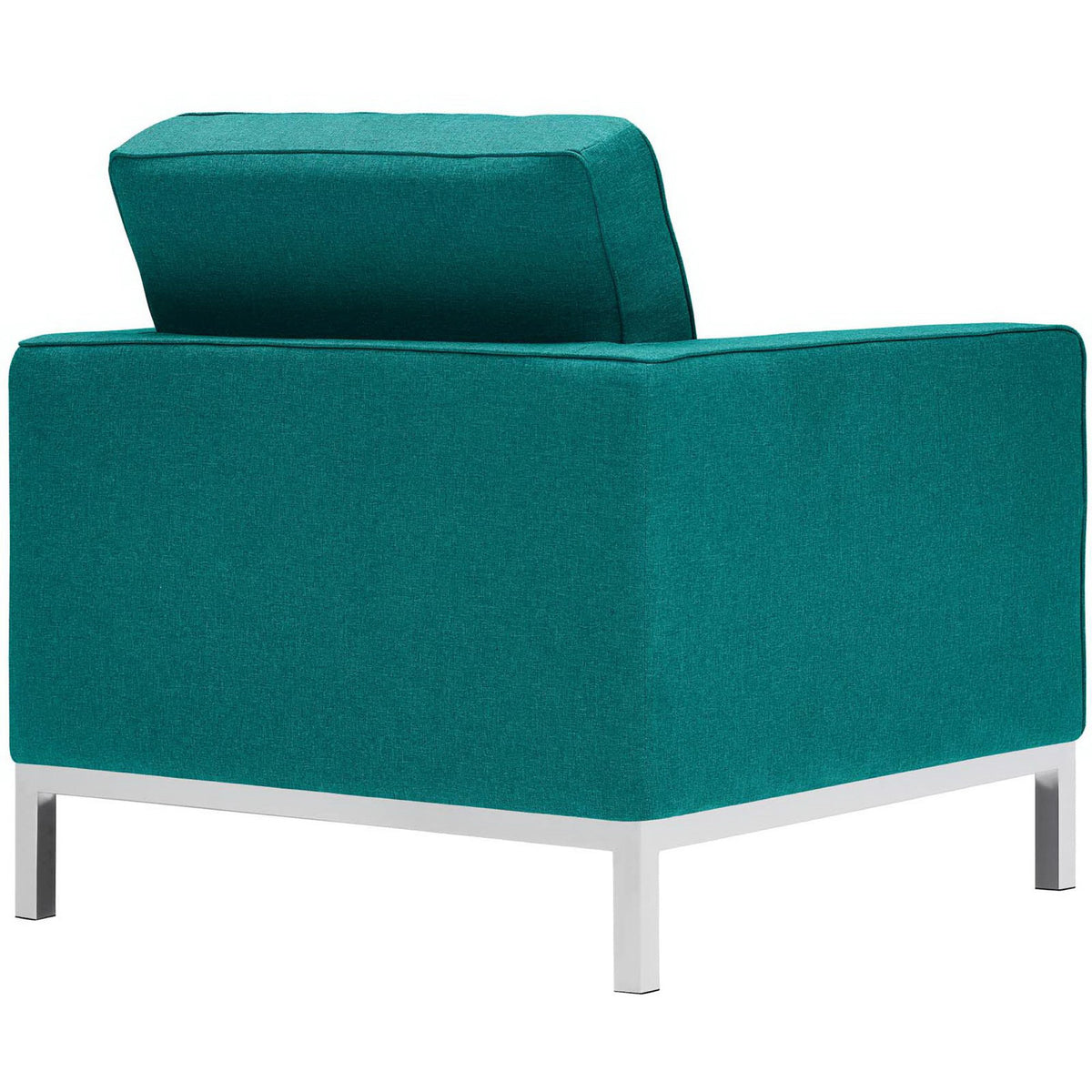 Lofton Upholstered Fabric Armchair Teal