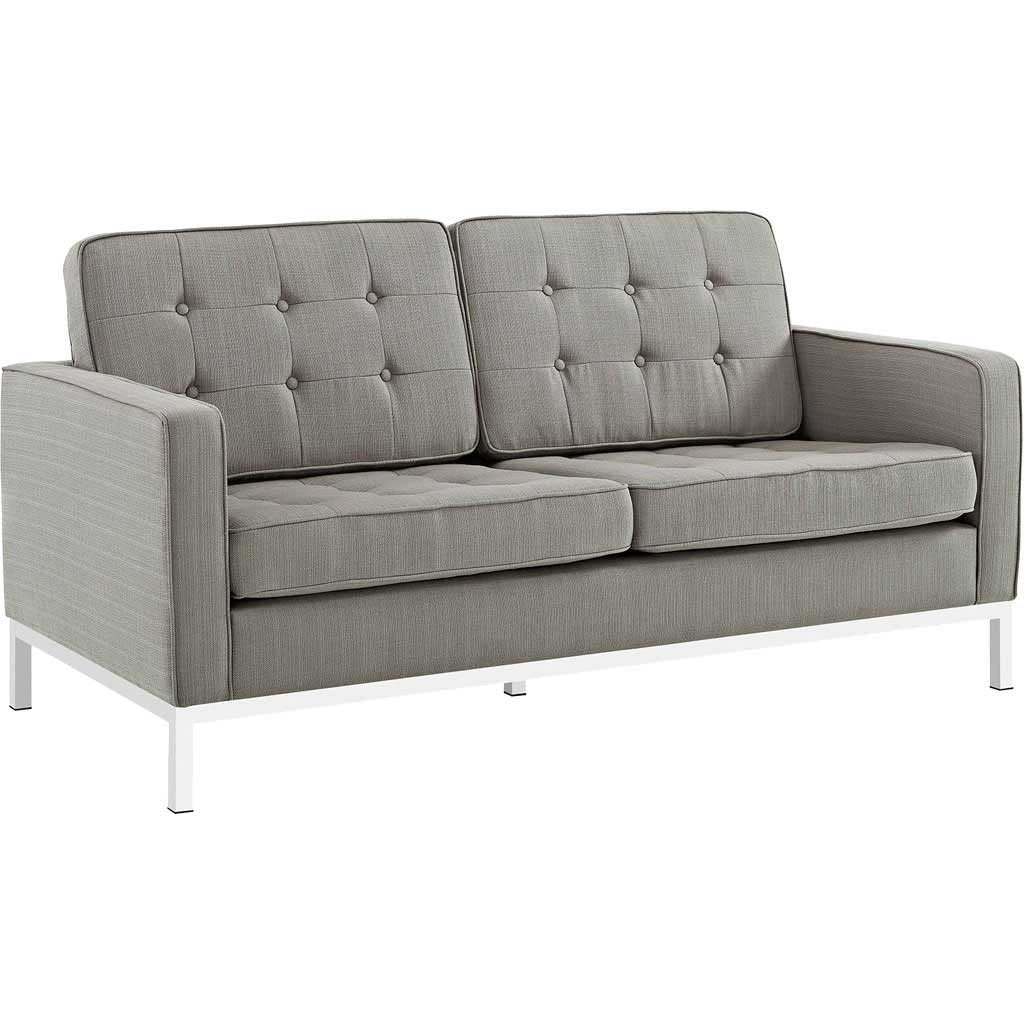 Lyte Fabric Loveseat Granite