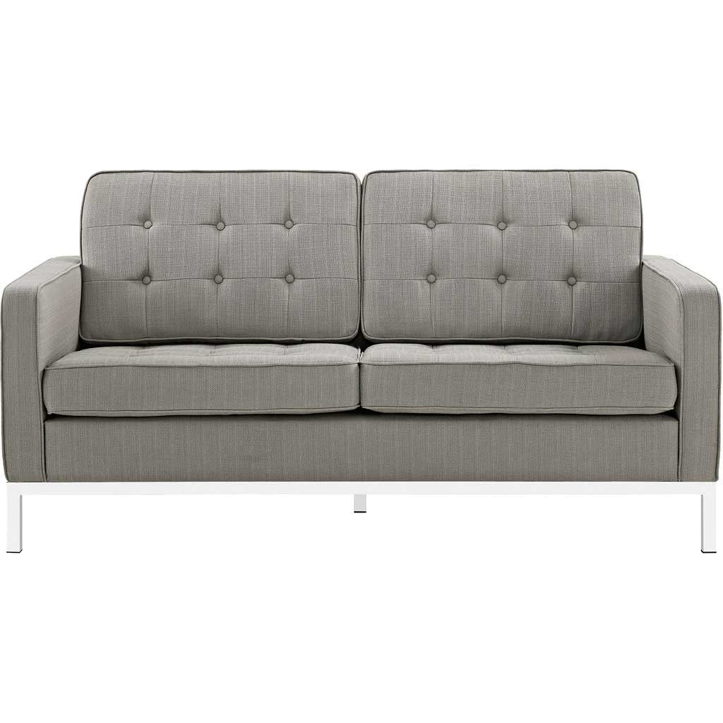 Lofton Fabric Loveseat Granite