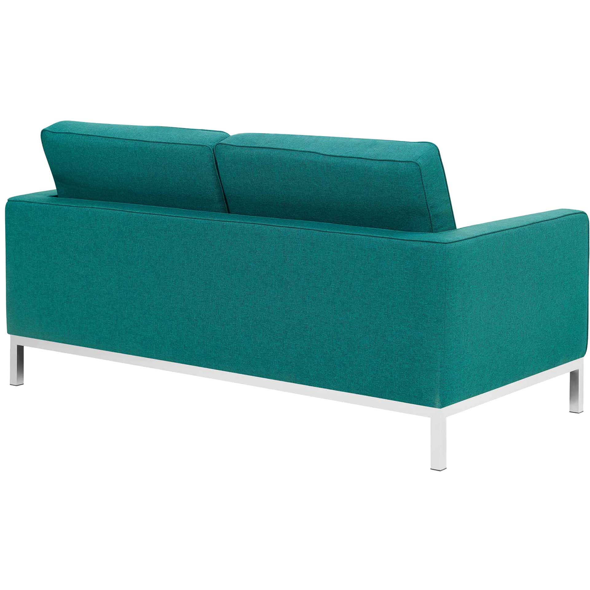 Lyte Fabric Loveseat Teal