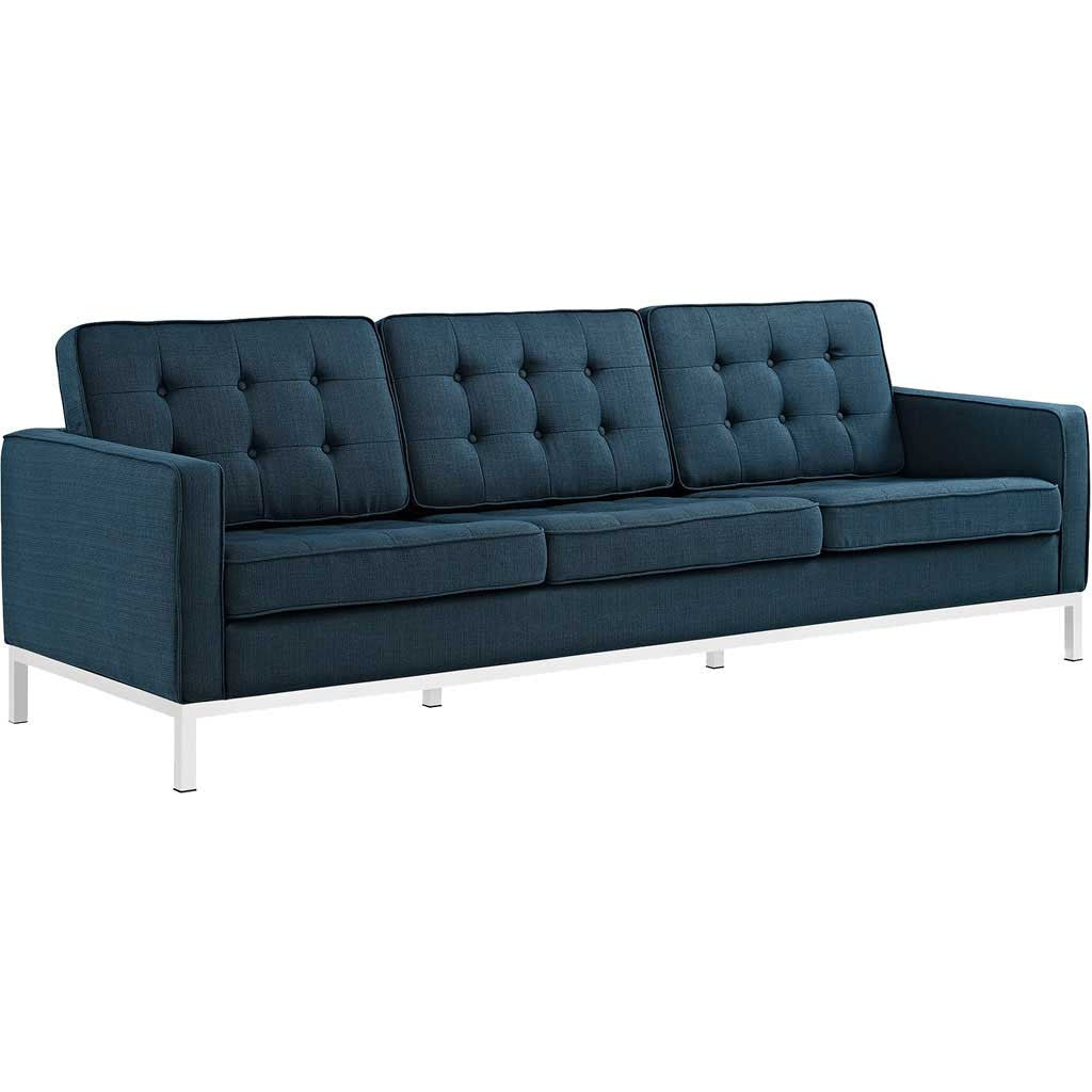 Lyte Fabric Sofa Azure