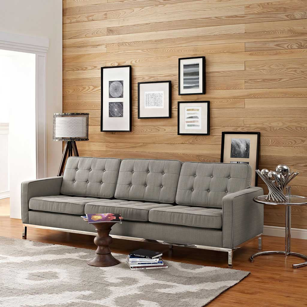 Lyte Fabric Sofa Granite