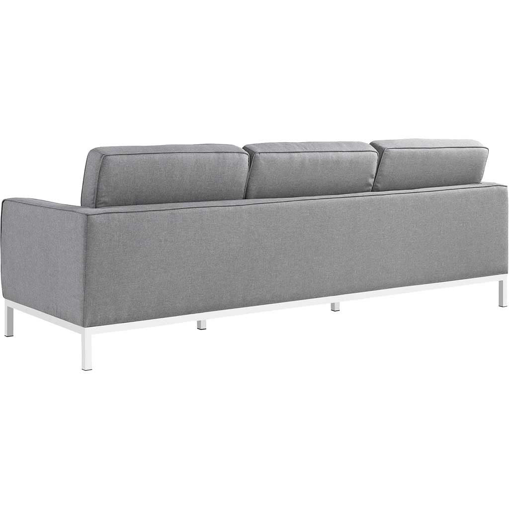 Lyte Fabric Sofa Light Gray