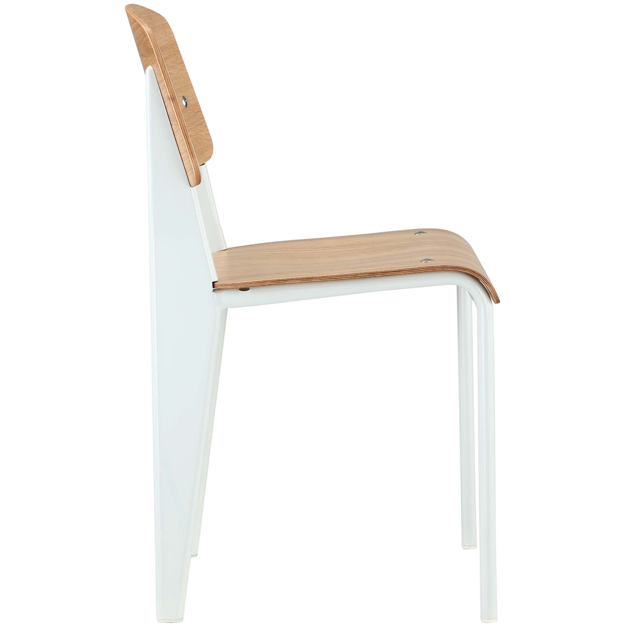 Calypso Dining Side Chair Natural/White